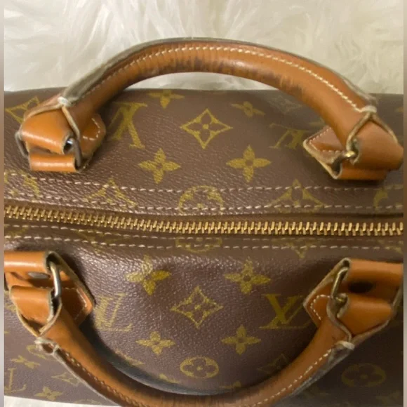 Rare Louis Vuitton Vintage (70s) Speedy Satchel By The French Company - Picture 8 of 17